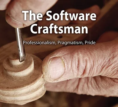 La couverture du livre The Software Craftsman.